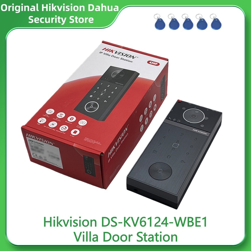 Smart Doorbell Wired - Hikvision DS-KV6124-WBE1 Villa Door Station 4MP