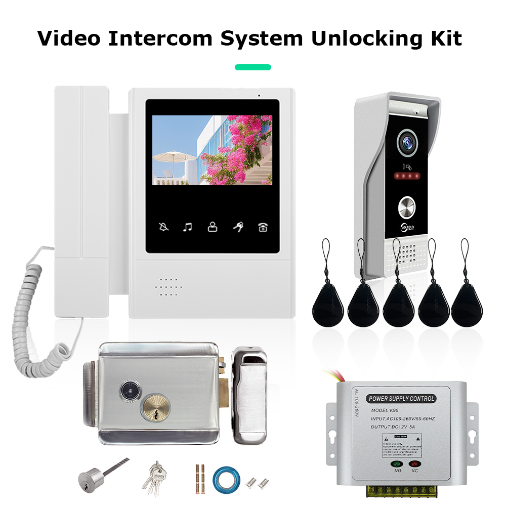 4.3 Inch LCD Video Intercom Sy - огляд і ціна Smart Doorbell Wired
