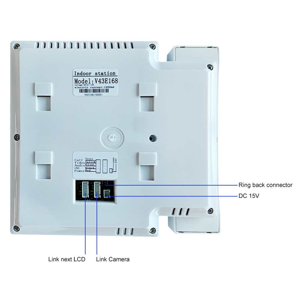 4.3 Inch LCD Video Intercom Sy - огляд і ціна Smart Doorbell Wired