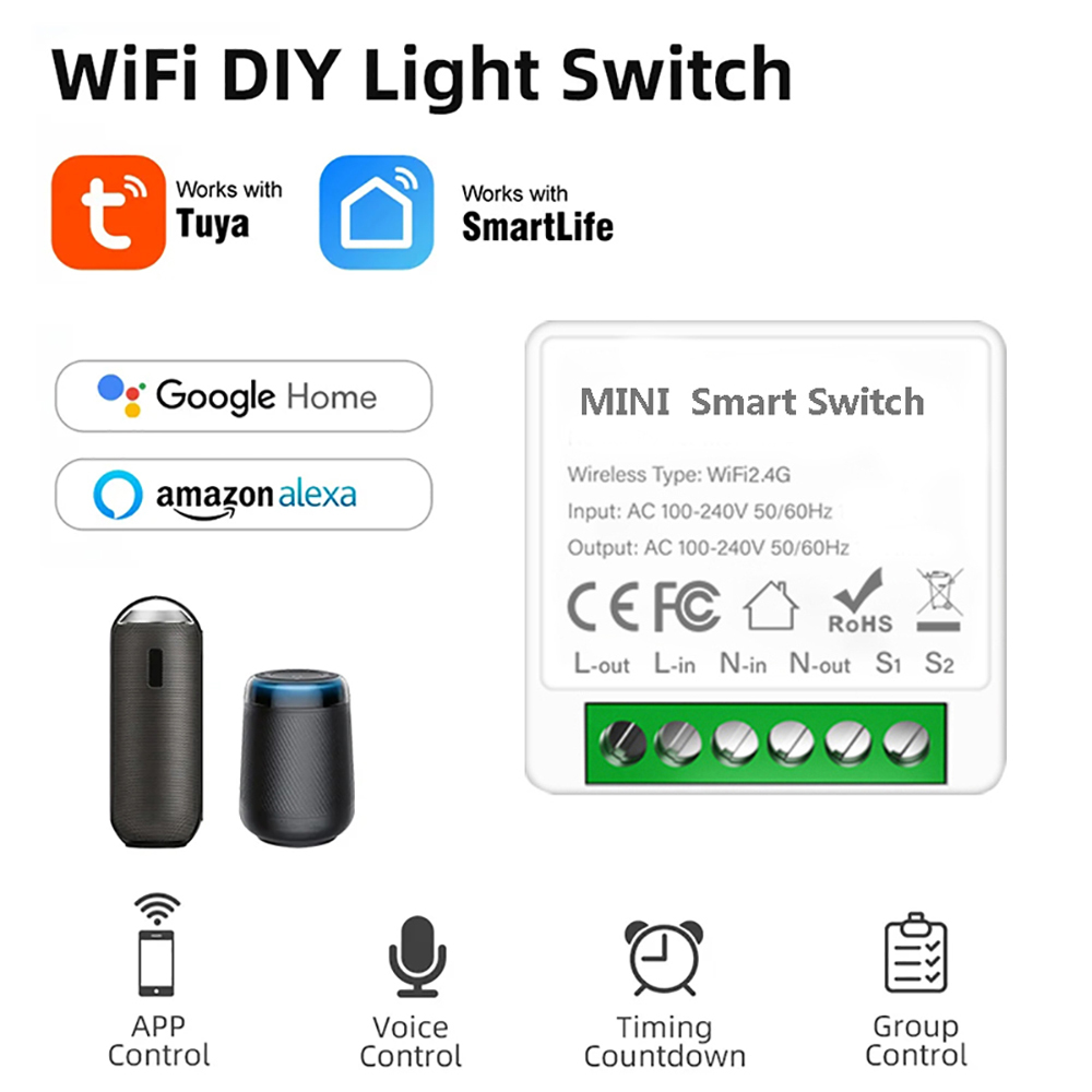 2 Way Control Tuya Mini 16A Wi - огляд і ціна Diy Home Automation Controller