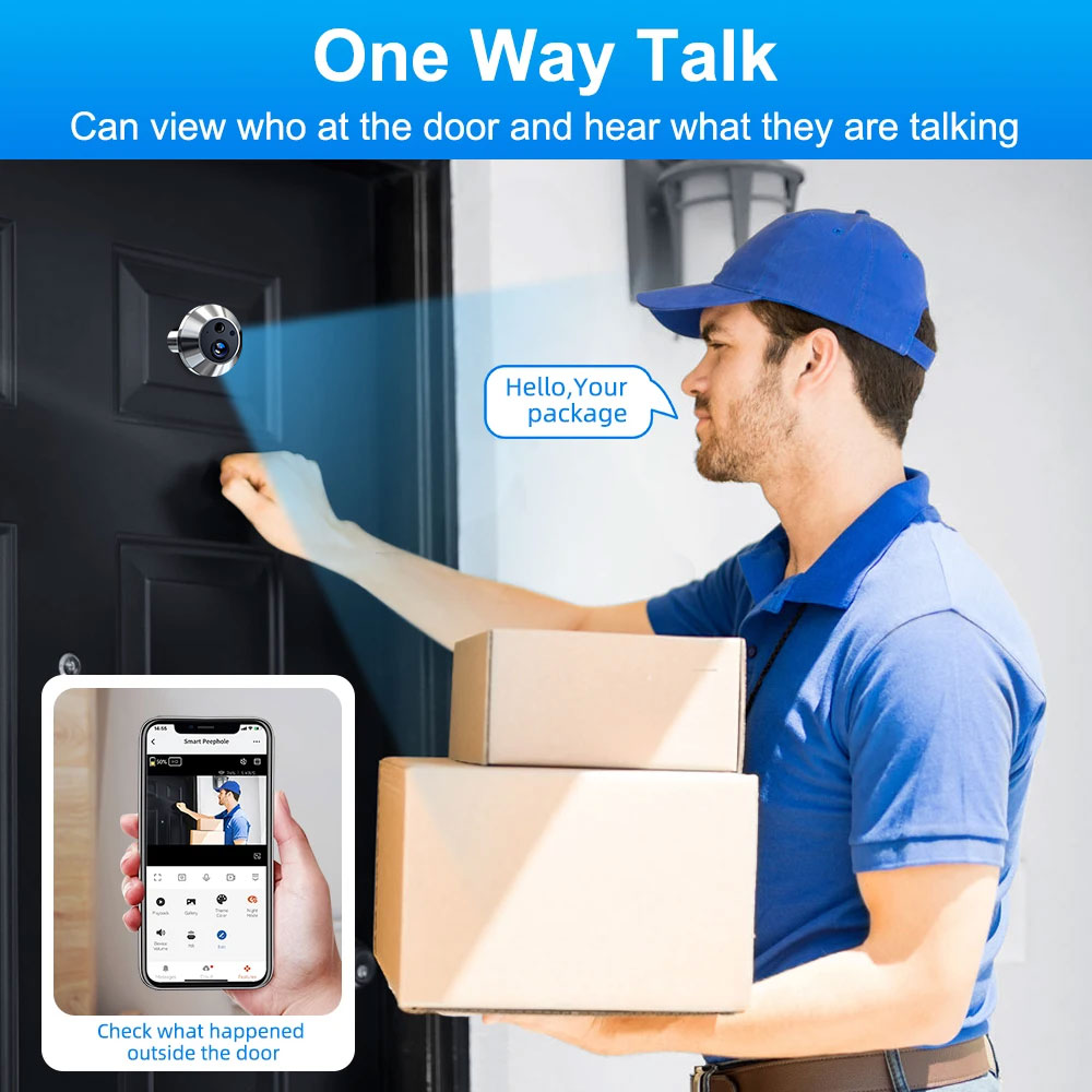 Tuya Smart 5MP 140° Wide View  - огляд і ціна Smart Doorbell Wired