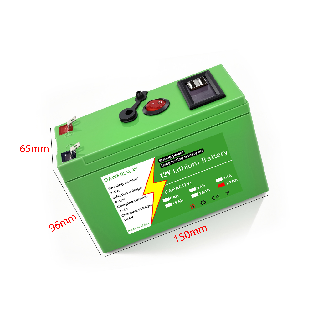 12V Battery 9Ah-21Ah 18650 Lit - огляд і ціна Home Automation Industry