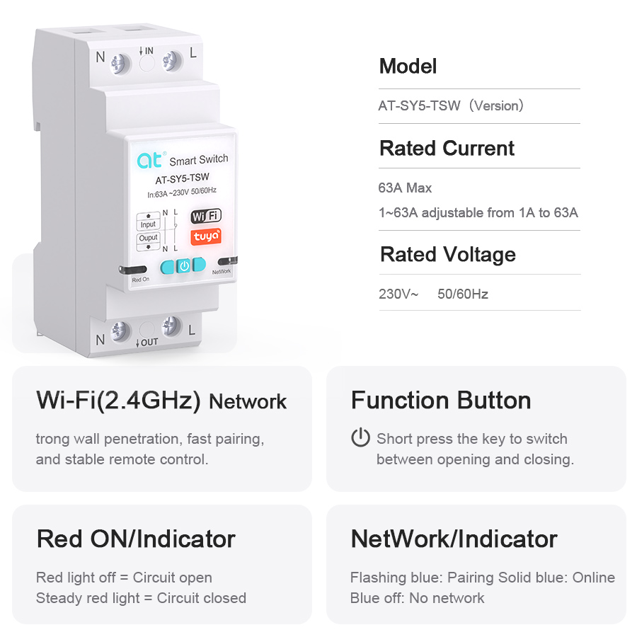 Smart Switch Circuit Breaker T - огляд і ціна Home Automation Industry