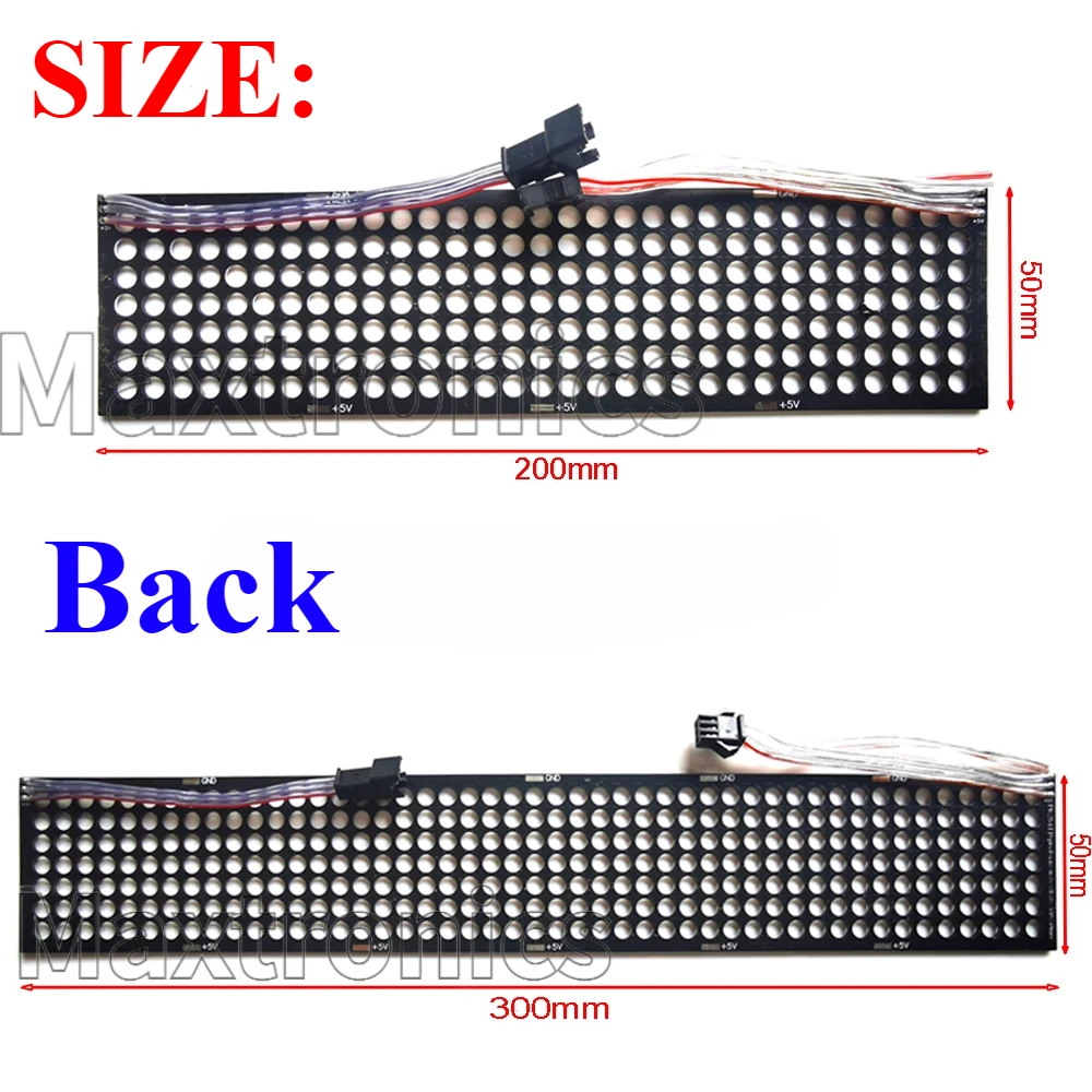 WS2812B LED Transparent Screen - огляд і ціна Rgb Led Matrix 8X8