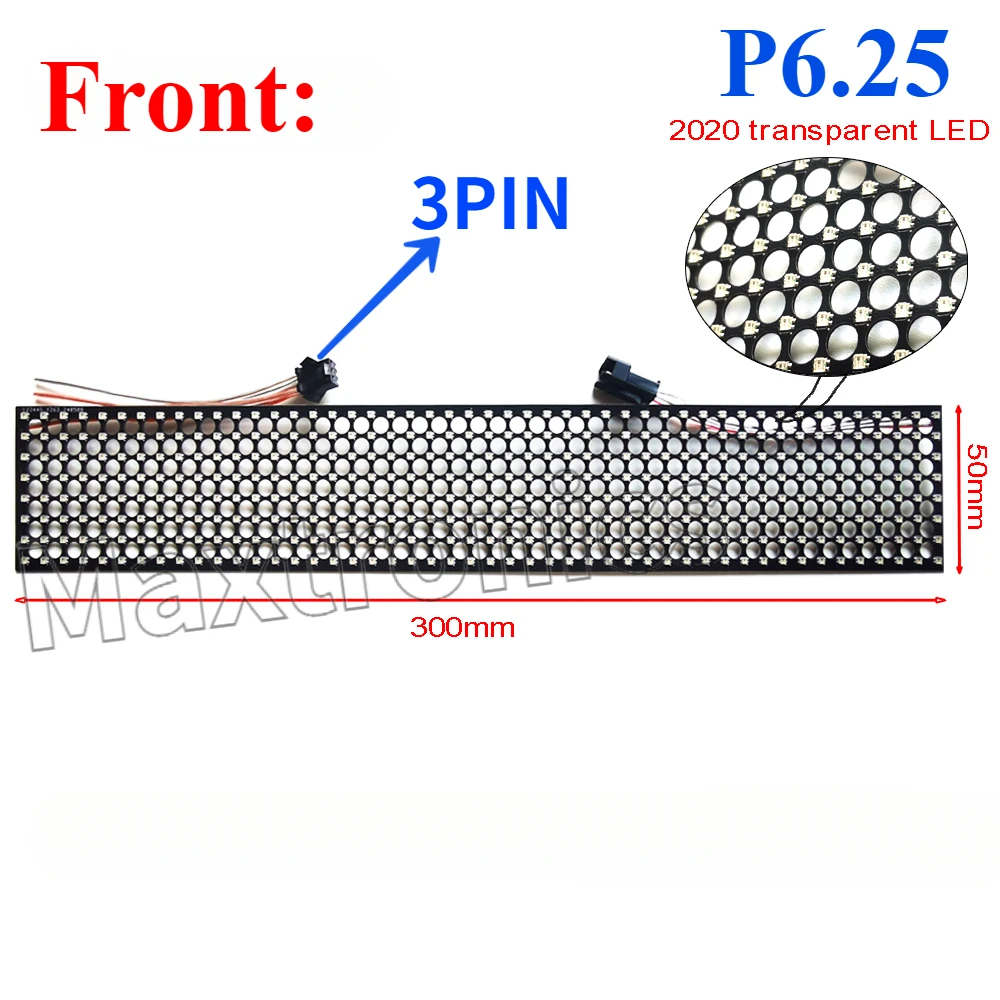 WS2812B LED Transparent Screen - огляд і ціна Rgb Led Matrix 8X8
