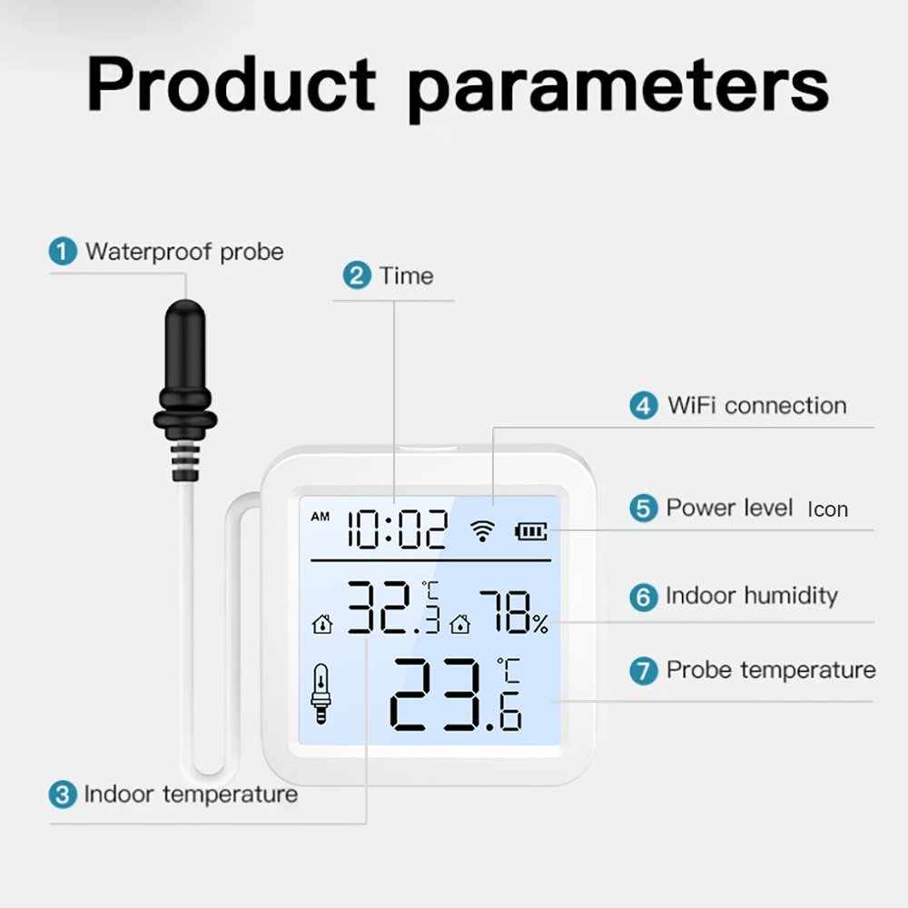 WiFi Humidity Temperature Sens - огляд і ціна Temperature Humidity Sensor