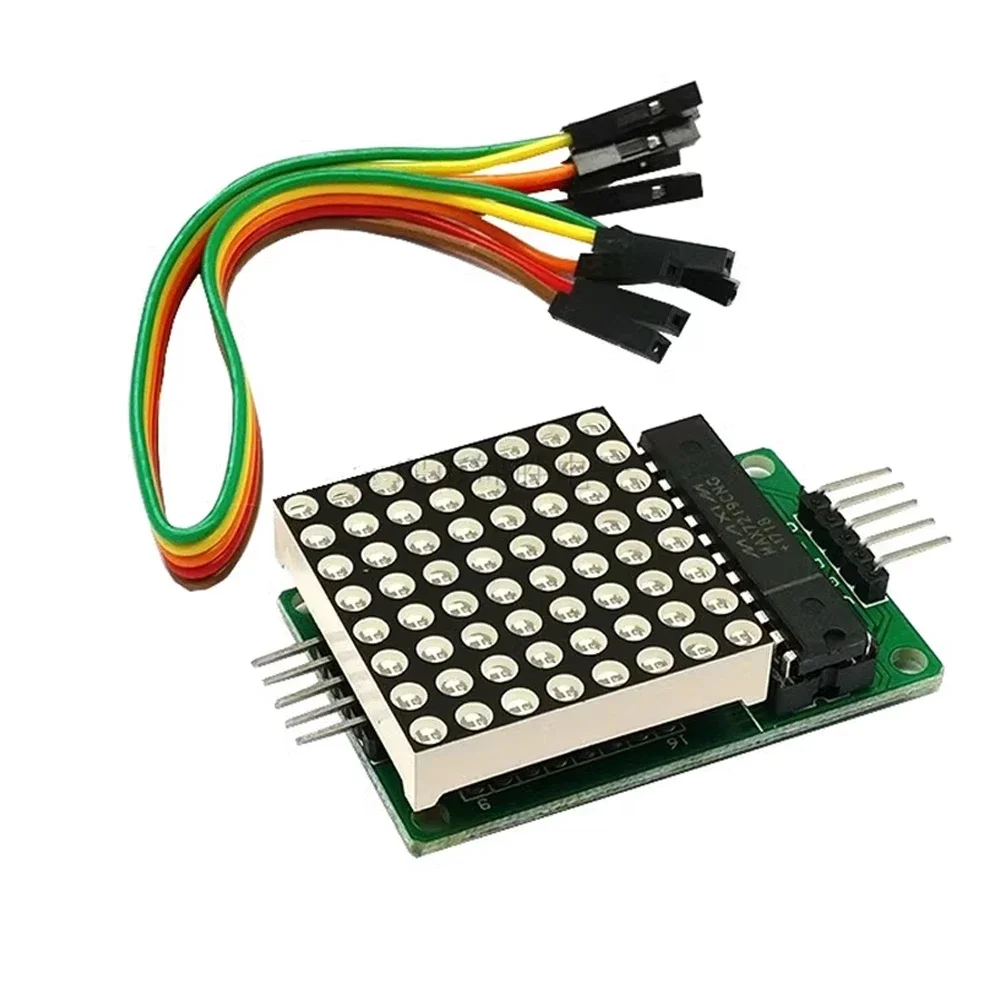 MAX7219 Dot Matrix Module 4 in - огляд і ціна Rgb Led Matrix 8X8